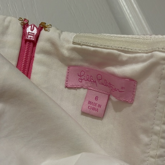 Lilly Pulitzer strapless top size 6 EUC - Picture 4 of 4